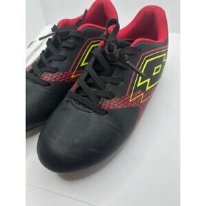 Boys Lotto Forza Red and Black Soccer Cleats Size 2